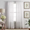 Martha Stewart Sandy Sheer Poletop 2 Window Curtain Panels -Greenland Home Fashions Shop 6148357