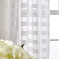 Martha Stewart Sandy Sheer Poletop 2 Window Curtain Panels -Greenland Home Fashions Shop 6148357 ALT4