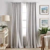 Martha Stewart Ticking Stripe Backtab 2 Window Curtain Panels -Greenland Home Fashions Shop 6148359 Gray