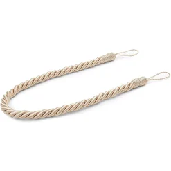 Okuna Outpost Tan Rope Curtain Tiebacks With Hooks, Holdbacks For Drapes (26 In, 2 Pairs) 9 Okuna Outpost Tan Rope Curtain Tiebacks With Hooks, Holdbacks For Drapes (26 In, 2 Pairs) -Greenland Home Fashions Shop 6149902 ALT3