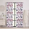 Kate Aurora Chic Living 2 Pack Semi Sheer Poppy Floral Rod Pocket Window Curtains -Greenland Home Fashions Shop 6222187 Blush