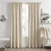 Kate Aurora Contemporary Geometric Shabby Diamond Clipped Rod Pocket Single Window Curtain Panel 2 Kate Aurora Contemporary Geometric Shabby Diamond Clipped Rod Pocket Single Window Curtain Panel -Greenland Home Fashions Shop 6222193 Tan