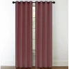 Kate Aurora 2 Piece Terry Slub Light Filtering Luxury Grommet Top Window Curtain Panels -Greenland Home Fashions Shop 6222249 Burgundy Spice