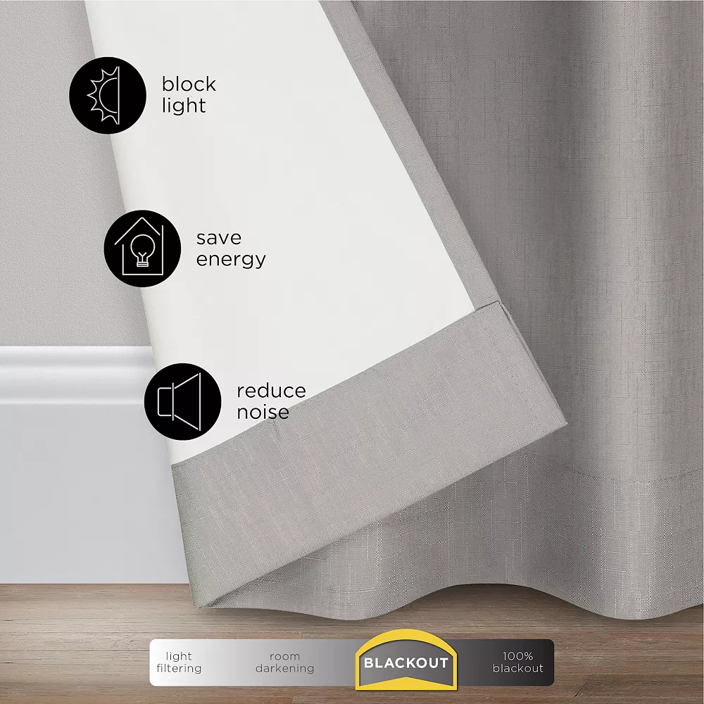 Eclipse Kendall Single Curtain Blackout Curtain 5 Eclipse Kendall Single Curtain Blackout Curtain - Image 3